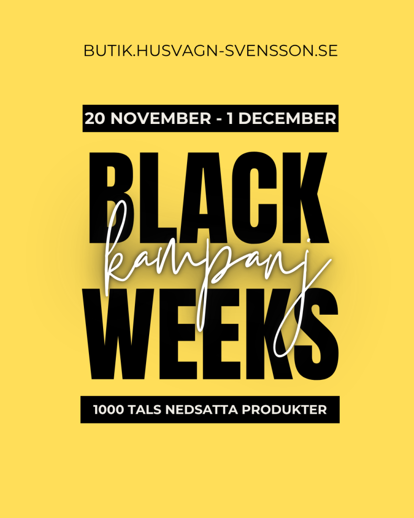 Black Week hos oss på Husvagn-Svensson